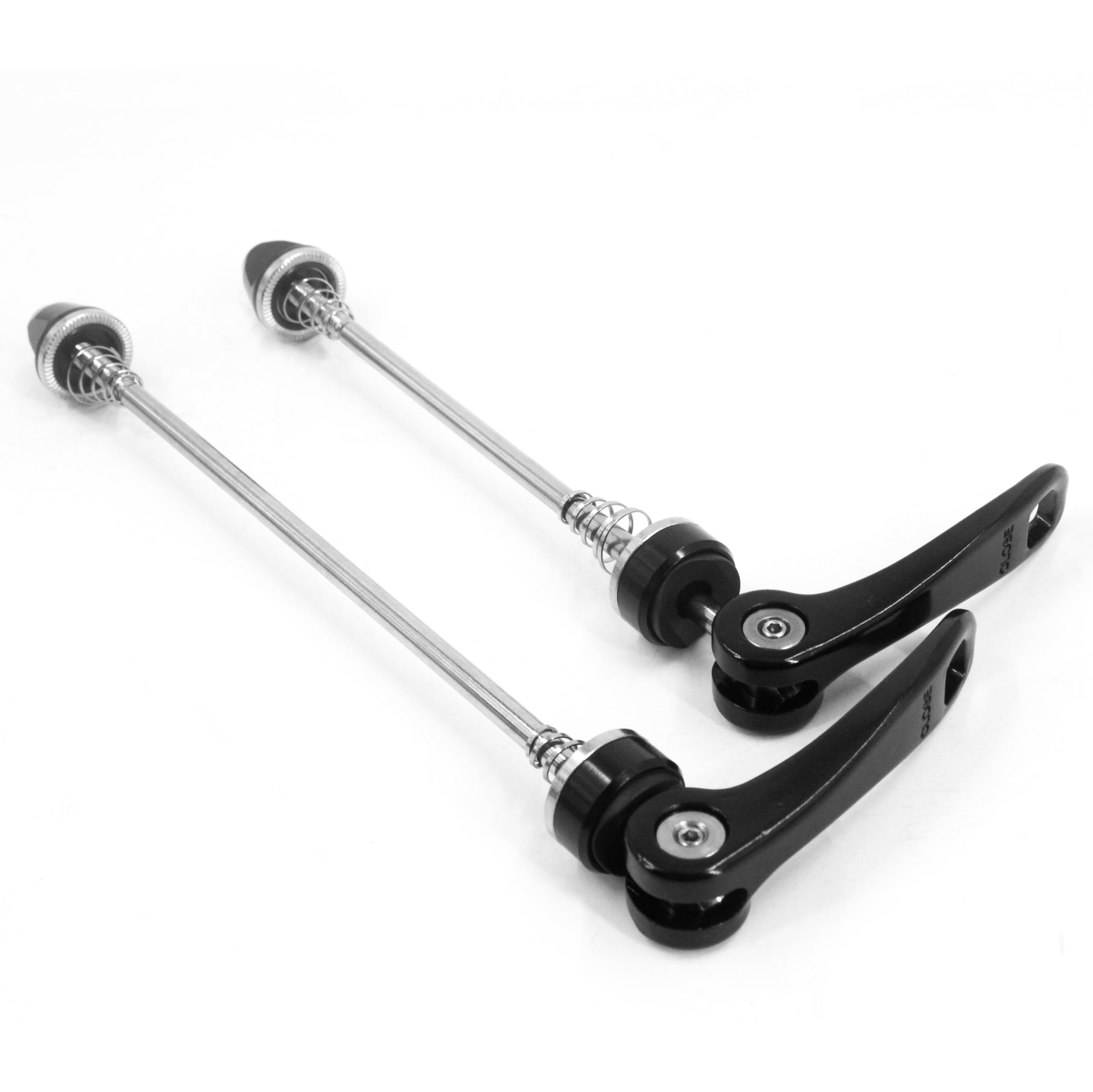 Bike Quick Release Bike Axle for MTB or Road Bicycles Front Rear Set  115/151 mm- Axles Set Replacement Lever Set for Bike Wheel Hub (1 Pair)