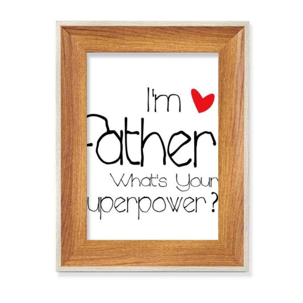 Cadre photo en bois avec inscription amusante pour cadeau d'anniversaire papa