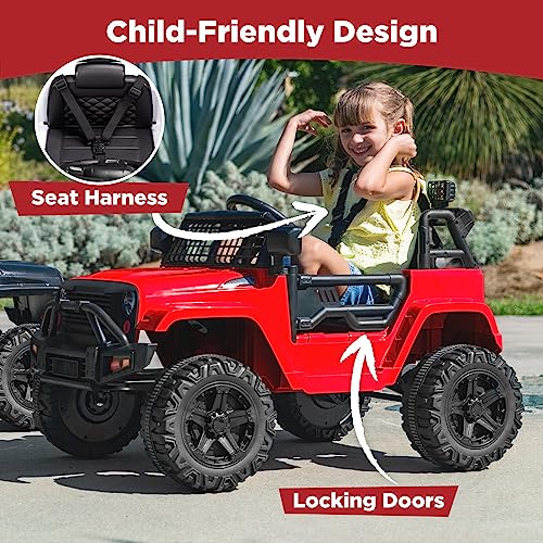 image for Best Choice Products 12V Kids Ride On Truck Car w/Parent Remote Contro
