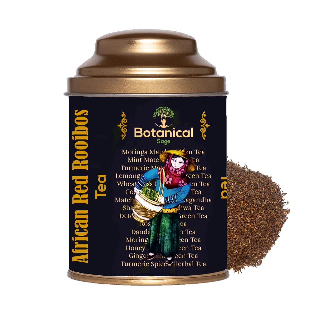 Botanical Sage- Rooibos Tea 100g With free Tea Infuser | South African Red Rooibos | Selected | Luxury Tea