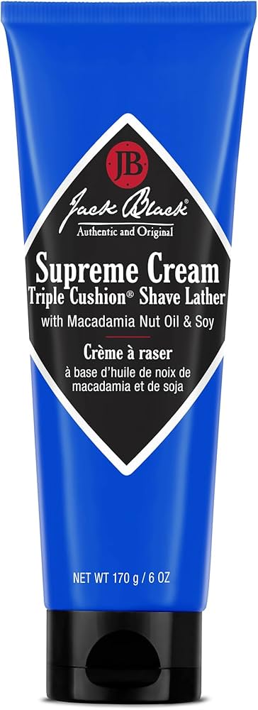 Amazon.com: Jack Black Supreme Cream Triple Cushion, 6 oz : Beauty