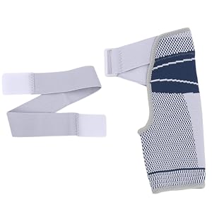 Shoulder Brace for Men Women Adjustable Breathable Shoulder Compression Sleeve for Torn Rotator Cuff Pain Relief Strains Dislocation