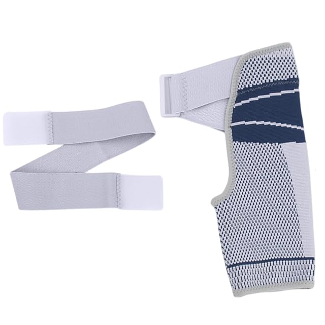 Shoulder Brace for Men Women Adjustable Breathable Shoulder Compression Sleeve for Torn Rotator Cuff Pain Relief Strains Dislocation