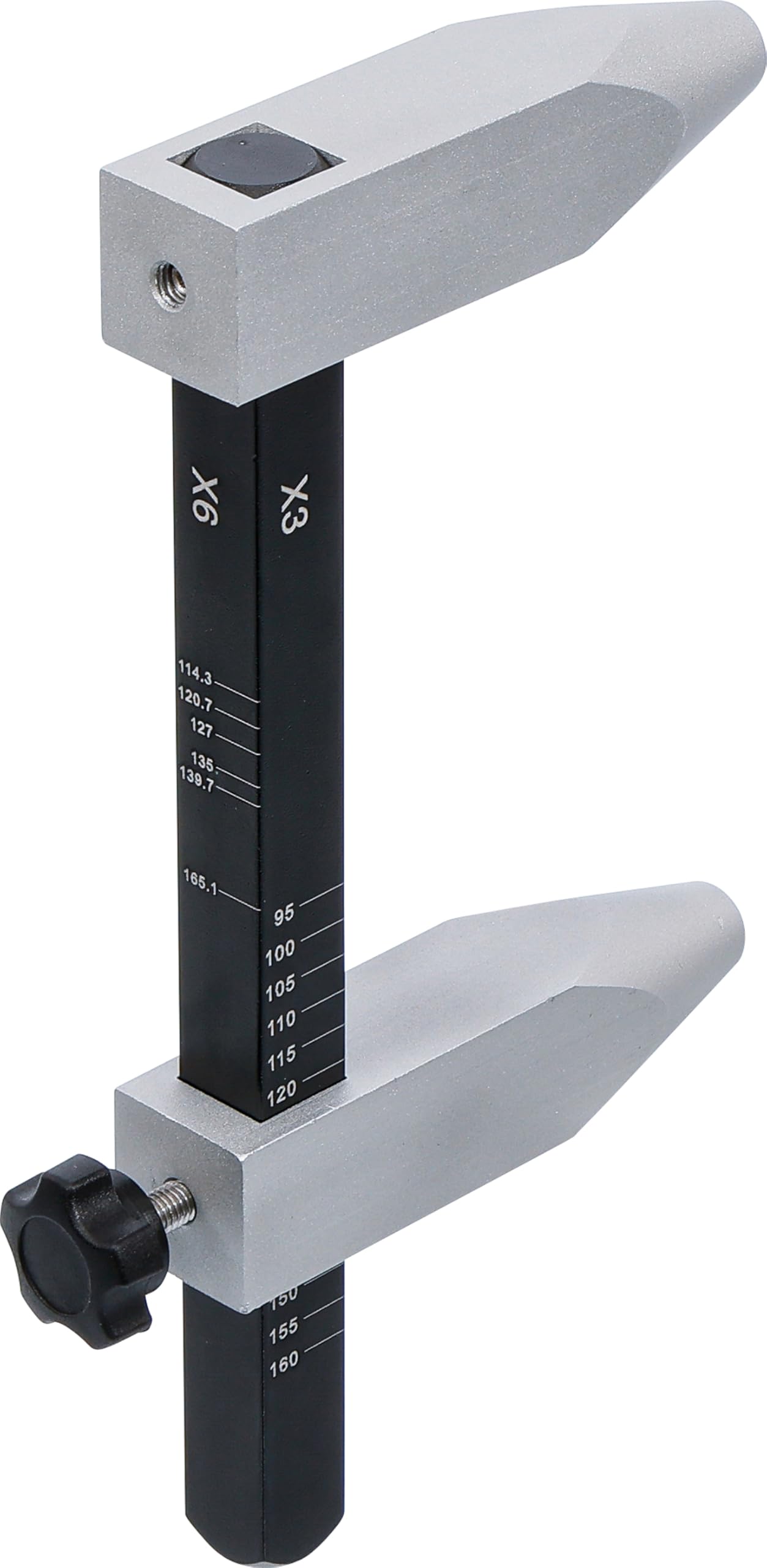 BGS 8367-1 | Calibro per il foro del cerchio, versione in alluminio