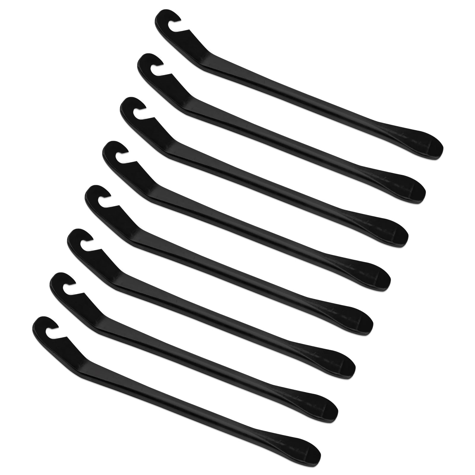 Huakaile Bike Tire Levers Tyre Spoon Stainless Steel Changing Tool for Changing Road & Mountain Bike Tubes Premium Bicycle Accessories with Hook Repair Tire Tool (4