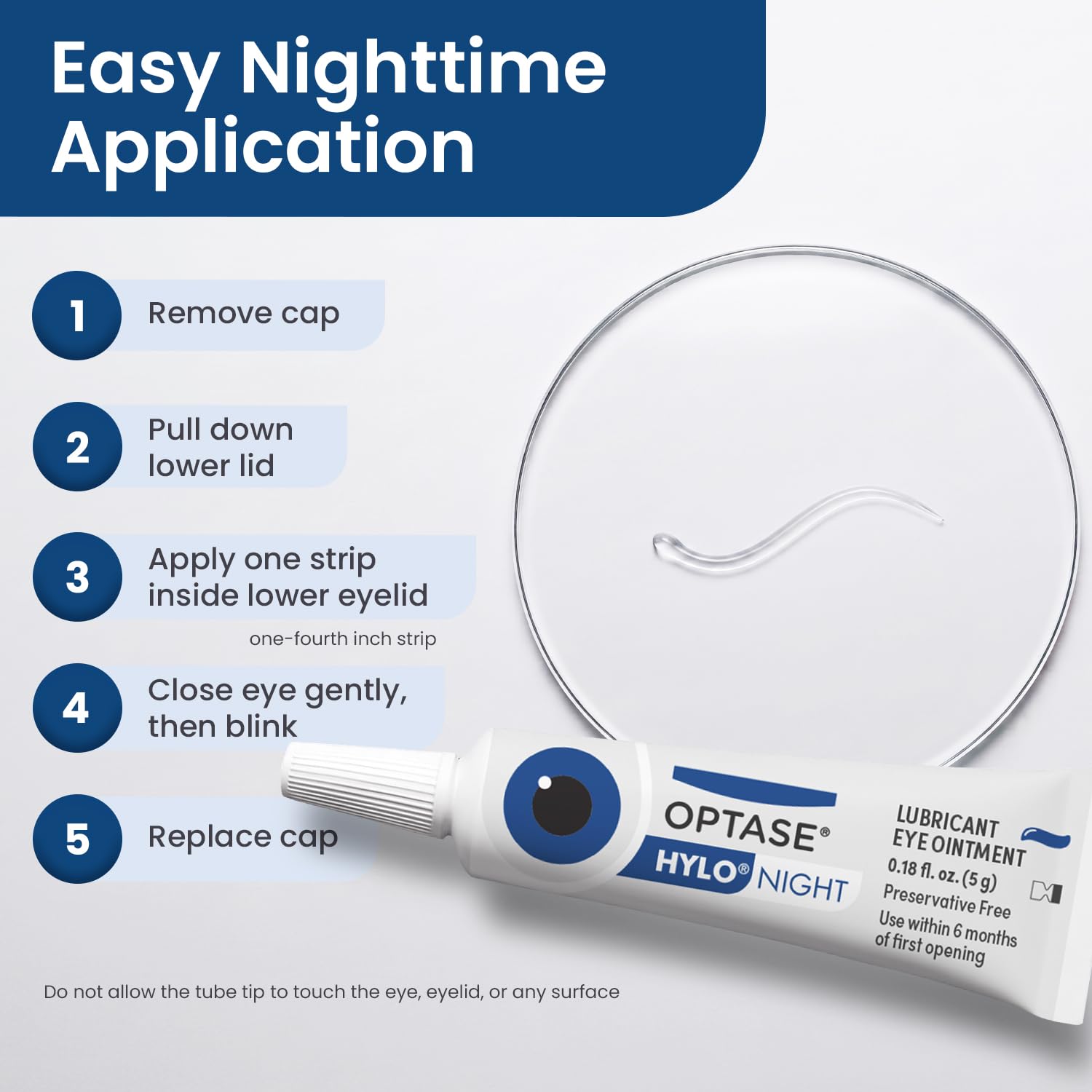 OPTASE® HYLO® Night Eye Ointment, 0.18 oz — Amazon image 6