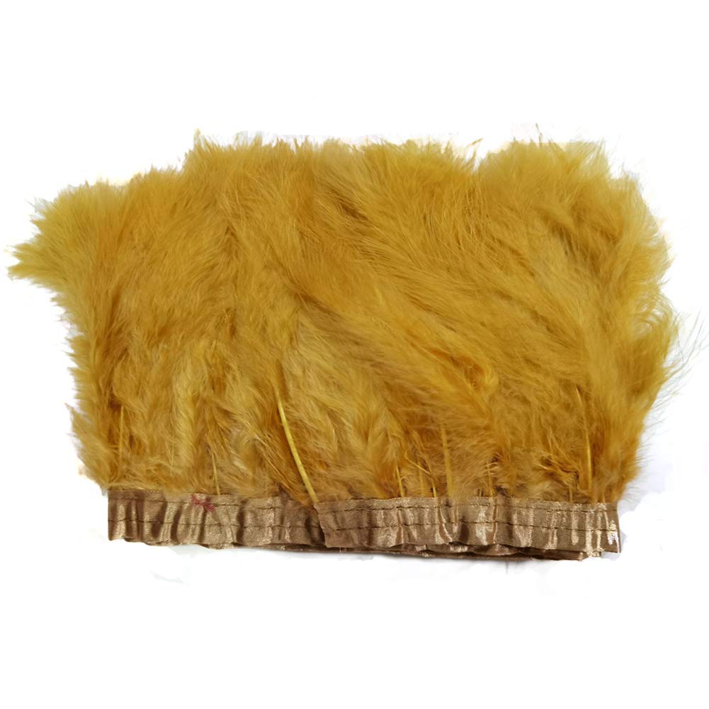 Frangia Naturale Con Piume Di Marabou KOLIGHT – 2 Metri, Larghezza 15-20 Cm, Colore Turchese, Per Decorazioni Fai Da Te