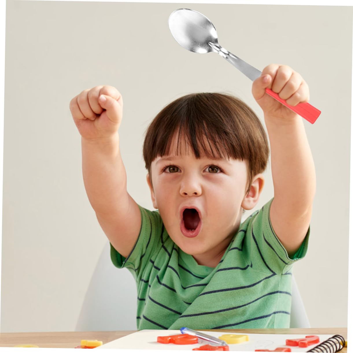 SUPVOX Adult Musical Wooden Spoons Set Unique Percussion Instruments Musical Spoons Metronome Music Playthings