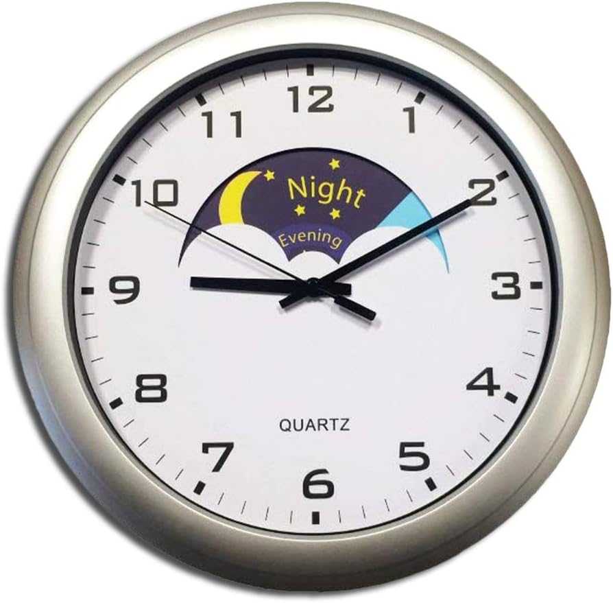 Day & Night Analogue Clock for Alzheimer's & Dementia