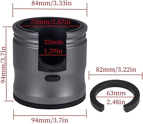 Miniatura 6 de DIBTSA Soporte para portafiltro de café, estación de amortiguación expreso de aleación de aluminio para la mayoría de portafiltro de café de