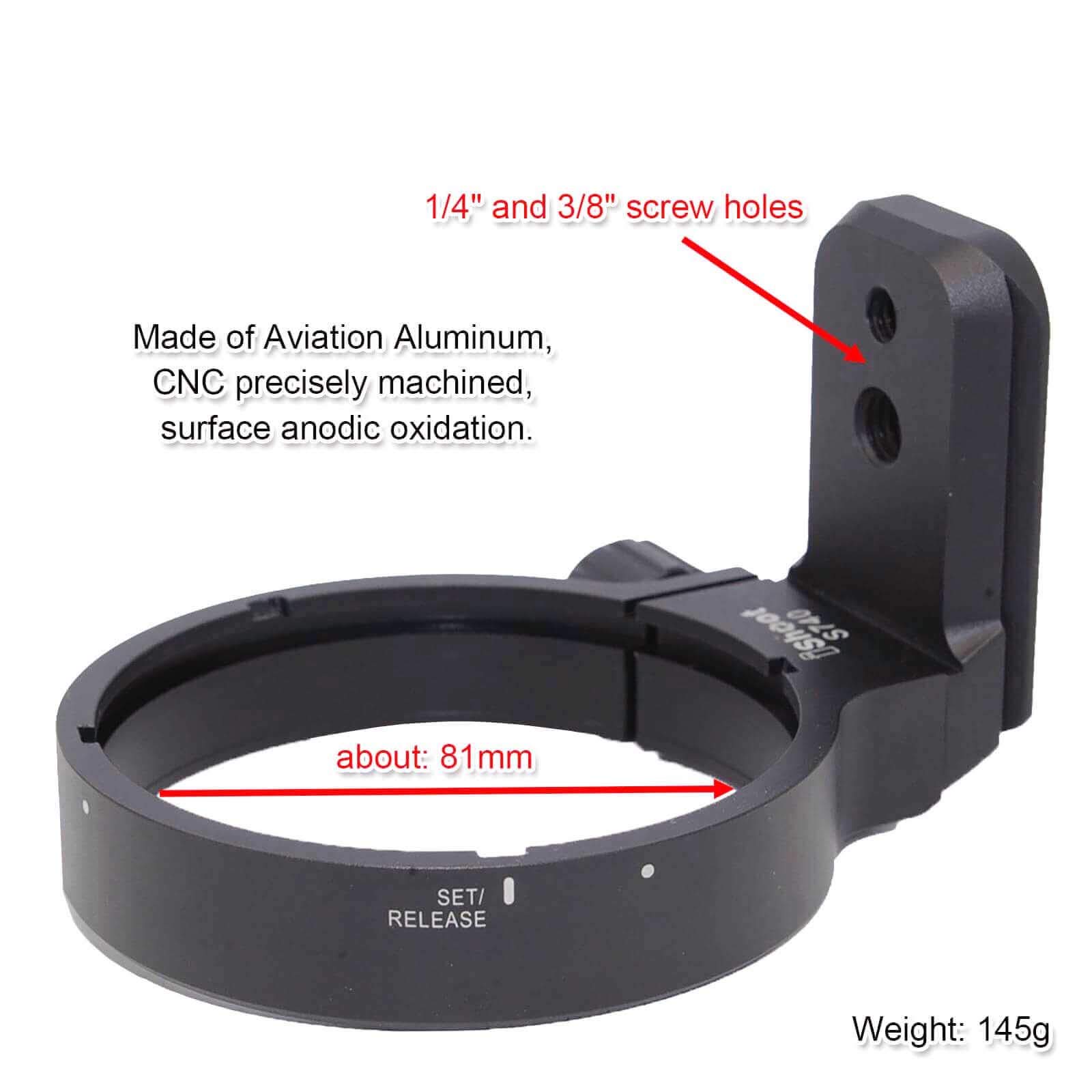 CNC Machined Tripod Mount Ring For Sony 70-400mm Lens - View #4