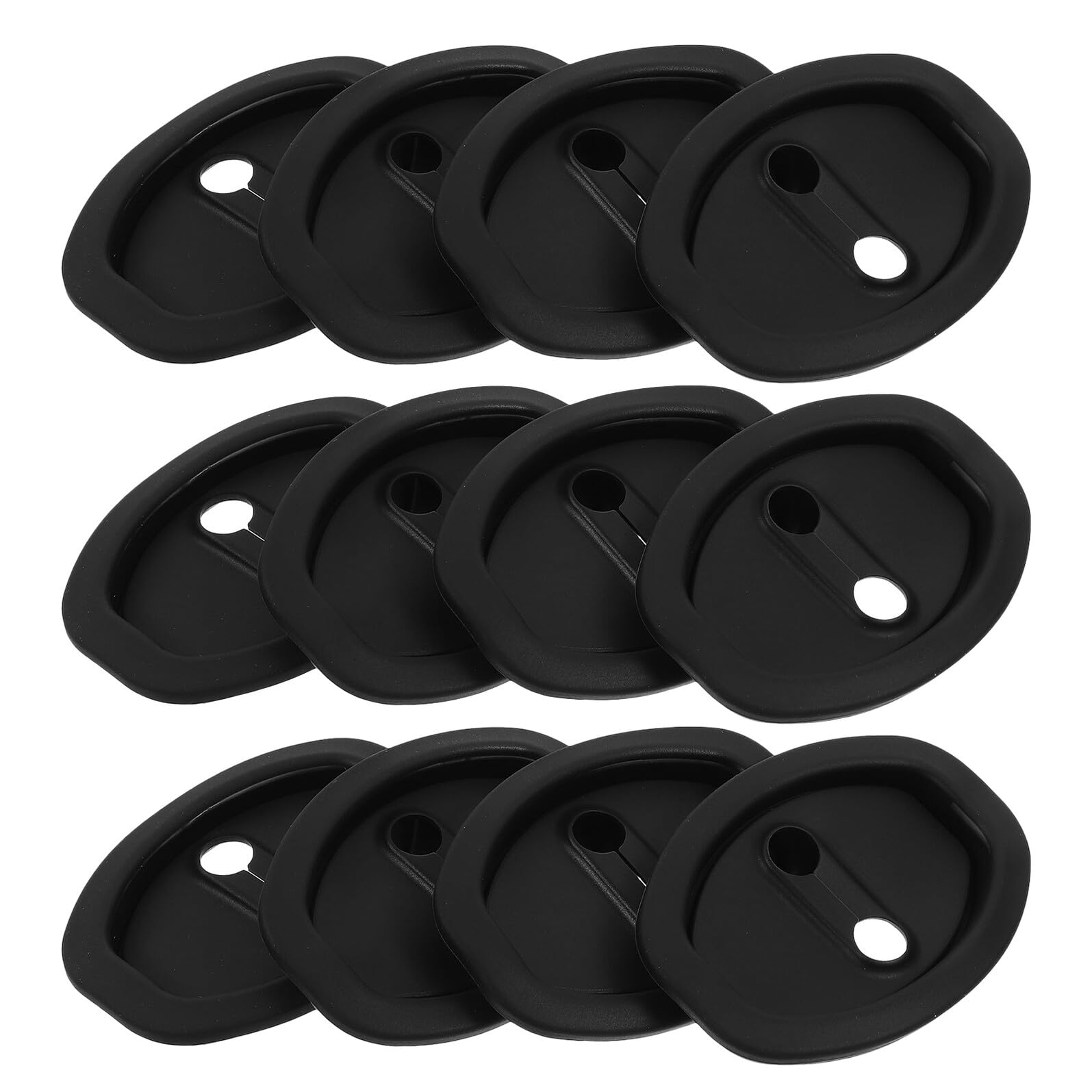 40 Almohadillas protectoras de silicona para pestillos de puertas de coche 8