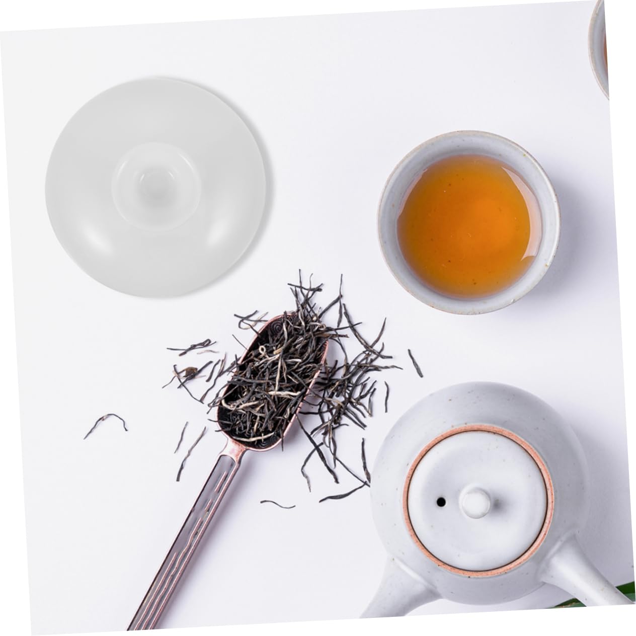 Couvercle De Tasse En Céramique Rond - Environ 9 Cm, Pour Tasses Et Mugs Du Quotidien