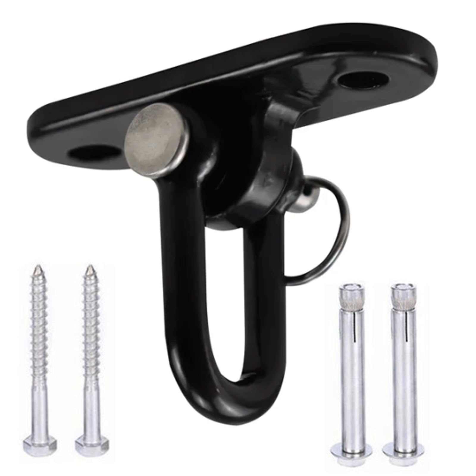 CNfhFRY Eye Hooks， Ceiling Fixed Plate Trapeze Swing Hook Hang Hardware & Accessories Load-Bearing(Model 4)
