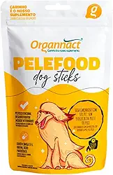 Suplemento PeleFood DOG STICKS 450G Vitamínico Mineral Aminoácido Manutenção Pele e Pelo do Pet