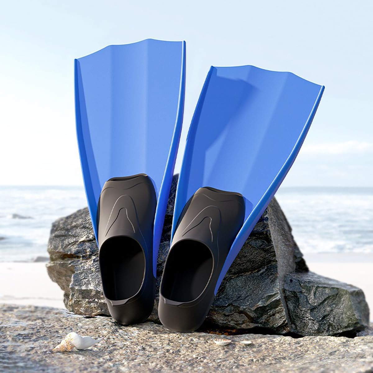 Adult Diving Frog Flipper Shoe Set with Ultra Lightweight and Free Diving Flippers,Snorkeling Gear,Swim Flippers,8,XXL