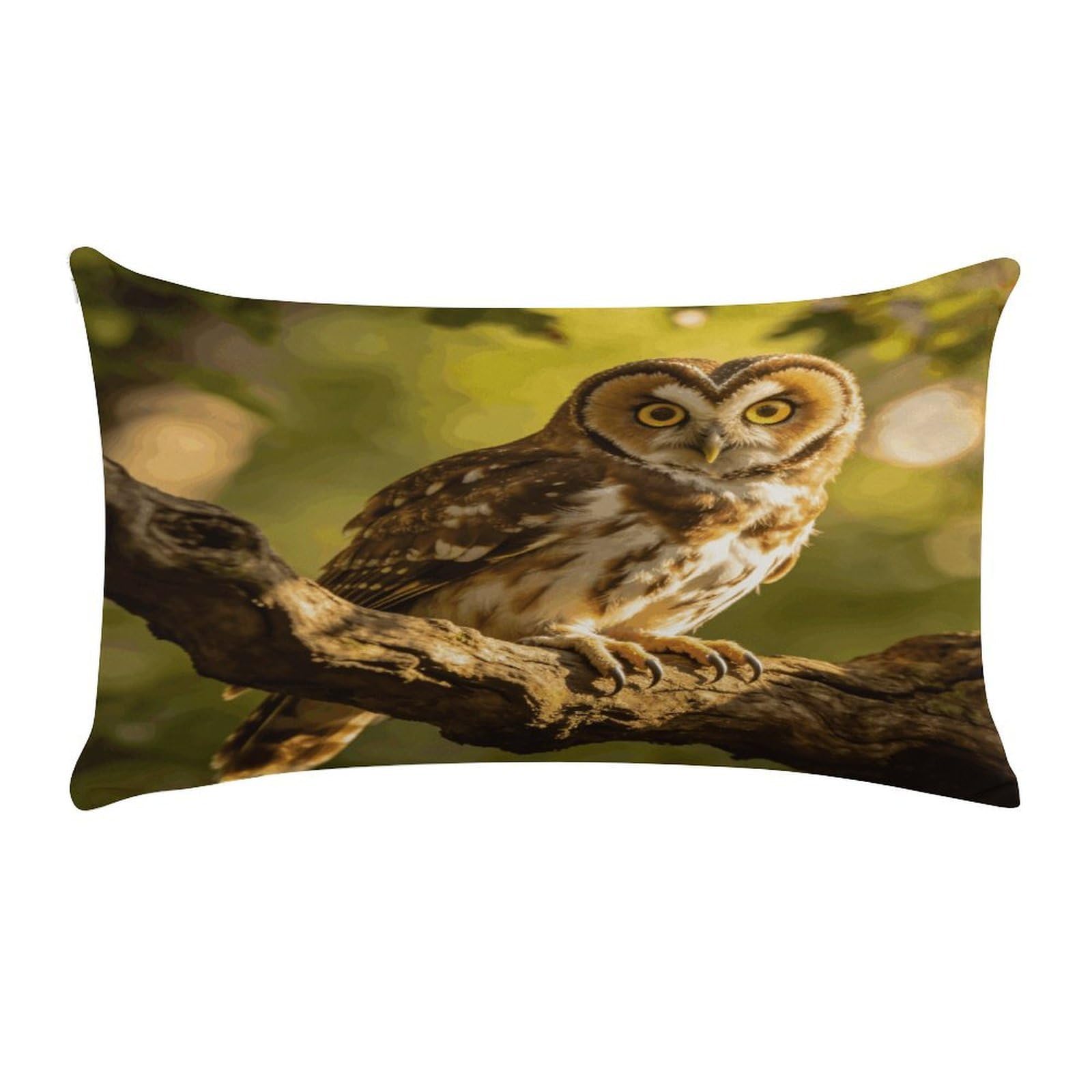 Fodpand Style Owl Pillow Cases Set Of 1 Extra Soft Pillow Protectors With Hidden Zipper Perfect For Hotels, Guest Rooms,Bedroom 12X20 Inches Pillows Not Included