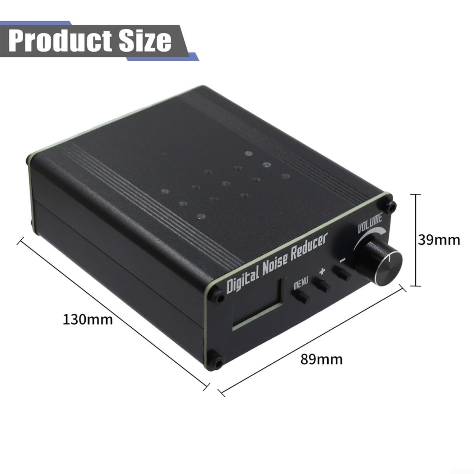 Processore di segnale audio Digital Noise Suppressor LPF Filtro da 3,5 mm Jack USB-C per radio QSO Alluminio