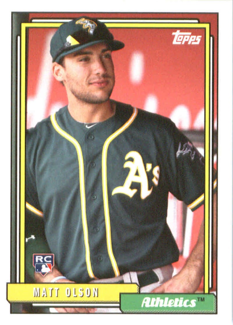 2017 Topps Archives #242 Matt Olson RC Rookie Oakland Athletics
