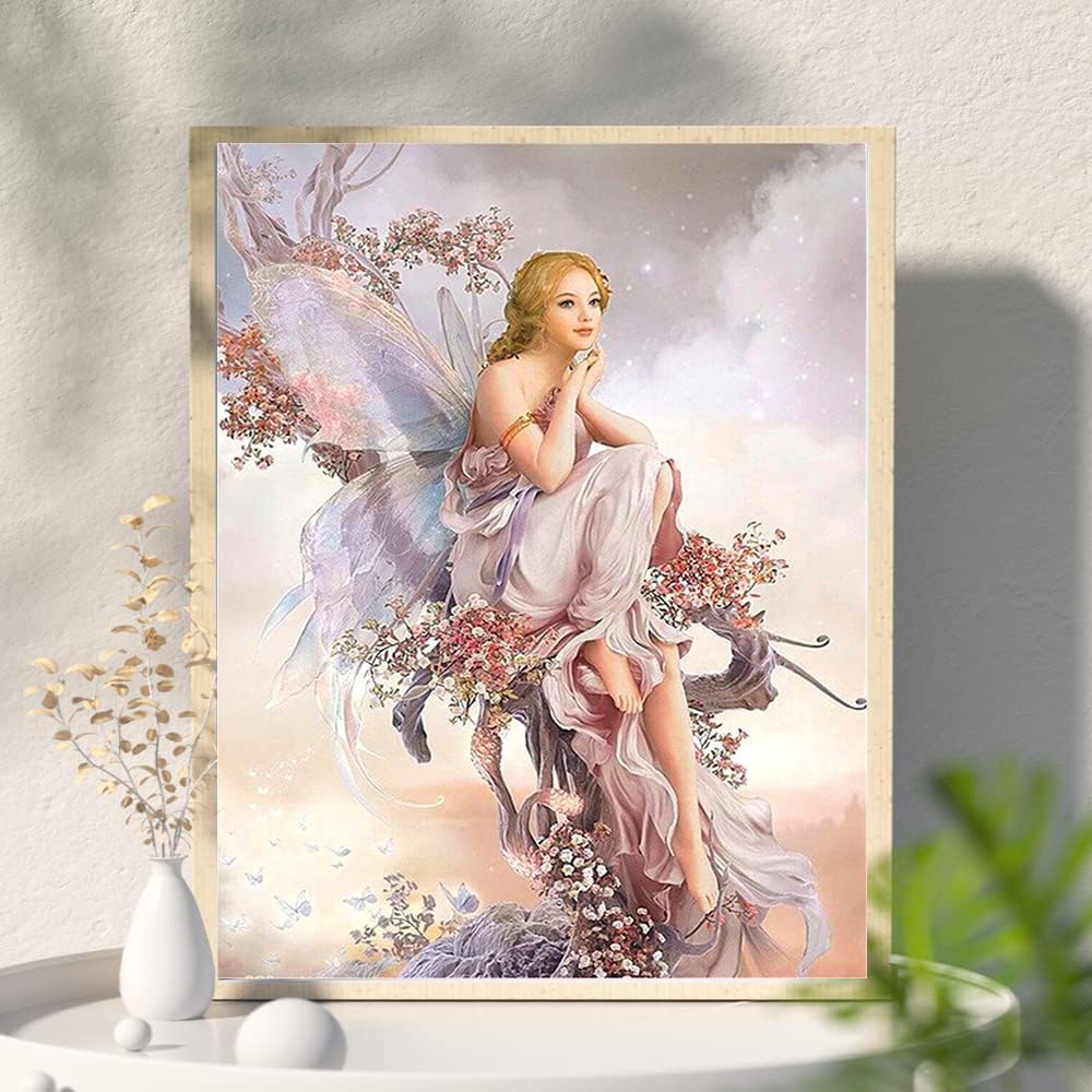 Jicfdao-30X40Cm 4 Elfe Diamond Painting Pour Enfants, Peinture De Jicfdao-30X40Cm 4 Elfe Diamond Painting Pour Enfants, Peinture De