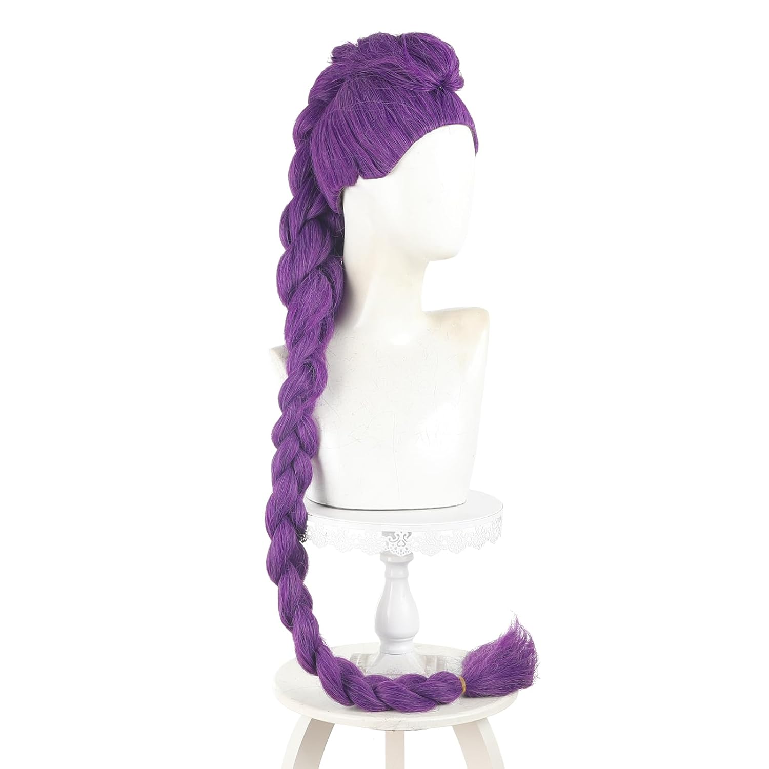 Anime Hunters Costume Cosplay Wig, Purple Long Braided Wigs for Women Girls Halloween Cosplay Wig