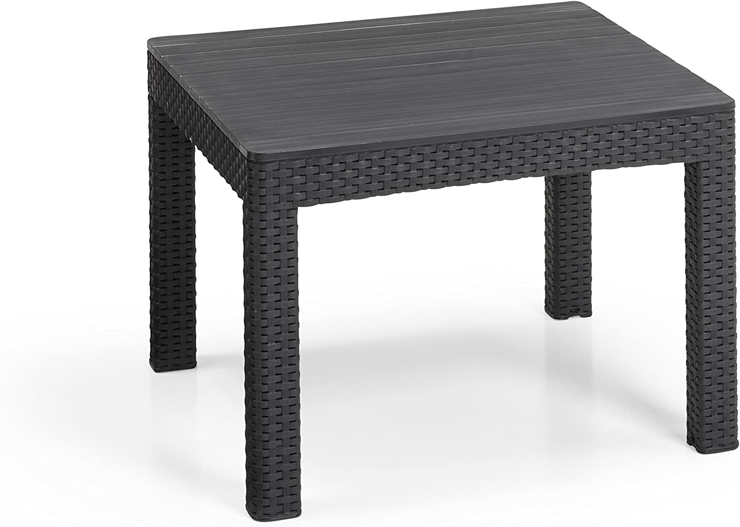 Koll Living Lounge-Set 4-TLG. 3er Sofa, 2 Sessel & Tisch, Sitzgruppe in ansprechender Rattanoptik - höchster Sitzkomfort durch ergonomische Rückenlehnen