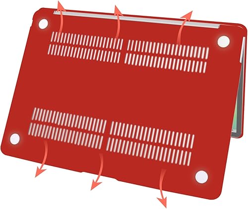 Miniatura 8 de B BELK Funda compatible con MacBook Air de 13 pulgadas 2022 2021 2020 2019 2018 A2337 M1 A2179 A1932 Touch ID, carcasa rígida de plástico mate para