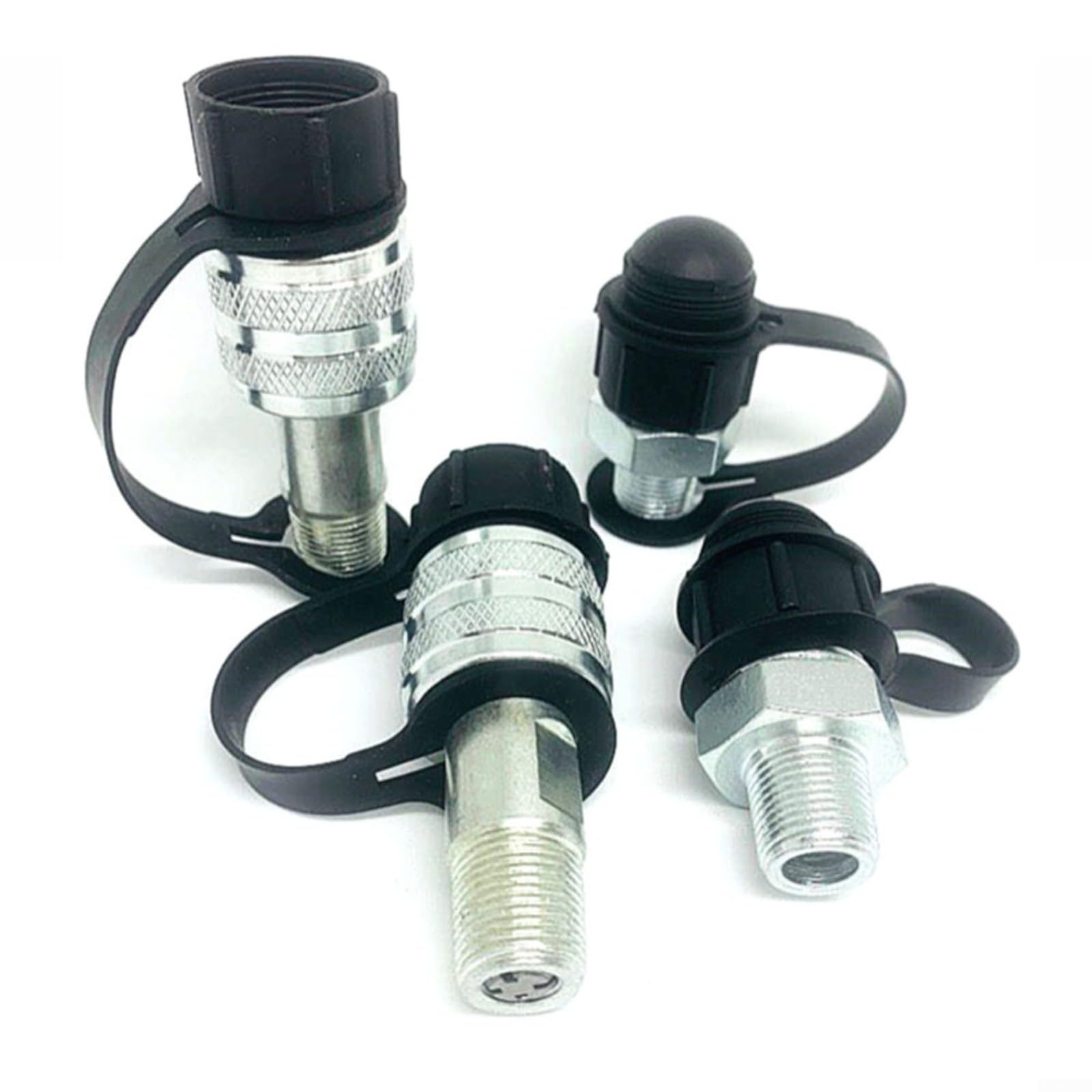 Produktbild von Schnellkupplung, Hydraulikkupplungssatz Zg3 / 8 Mechanische Ölleitung Verchromter Stahl Schnelltrennkupplung Männlich Weiblich, Hydraulikkupplungen