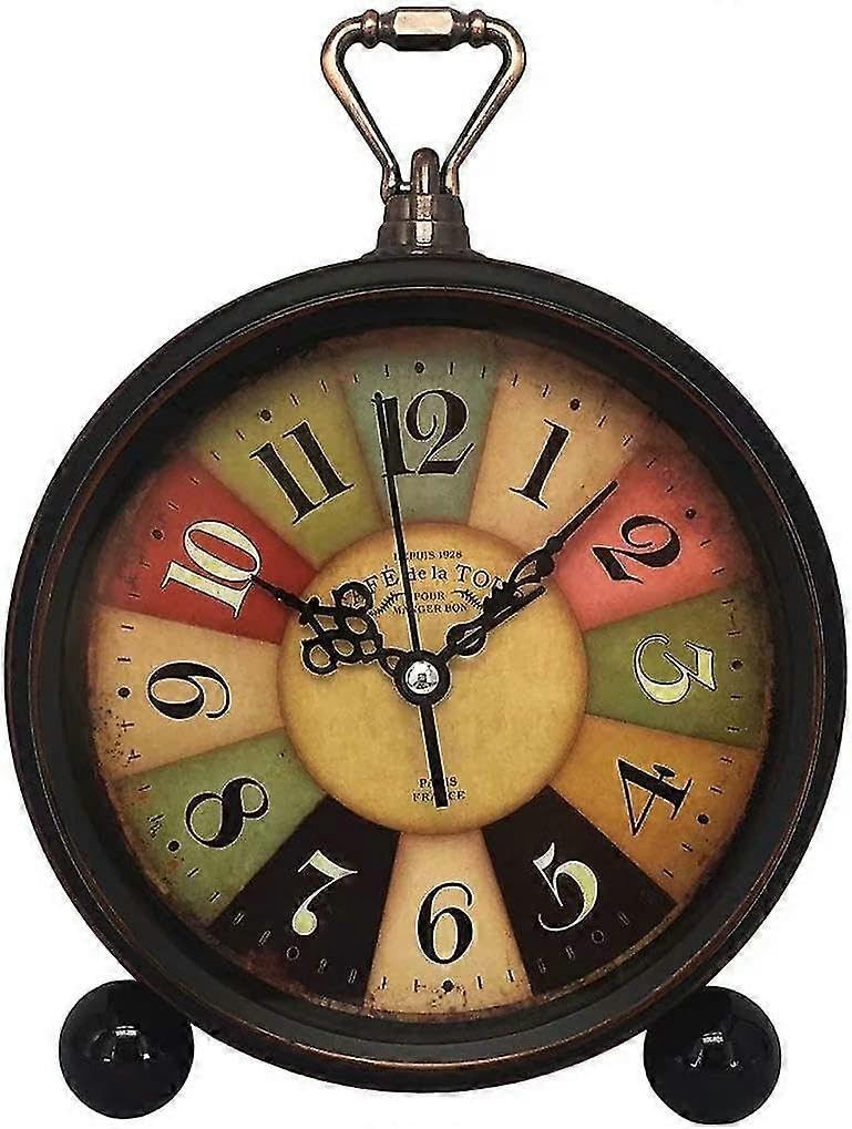 JOYHAPPST Desk Alarm Clock, Battery Operated Loud Alarm Clock