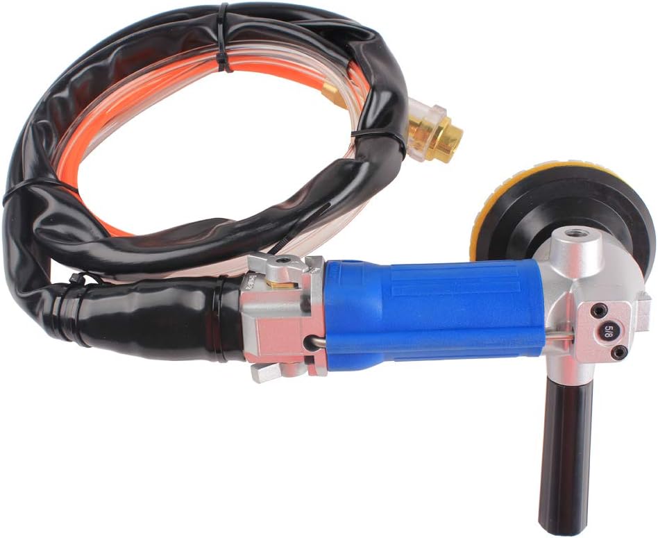 Raizi Granite Air Wet Polisher with Back-up Pad Enhanced Edition (Rear Exhaust Polisher)