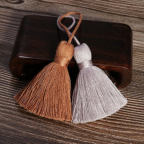 Amokk Cute Chunky Bookmark Tassels With Cord Loop For Home Decor Tassels For Jewelry Making, Bookmark, Diy Craft - 5.31 In Length 14 Pieces (Multi) #TOP6