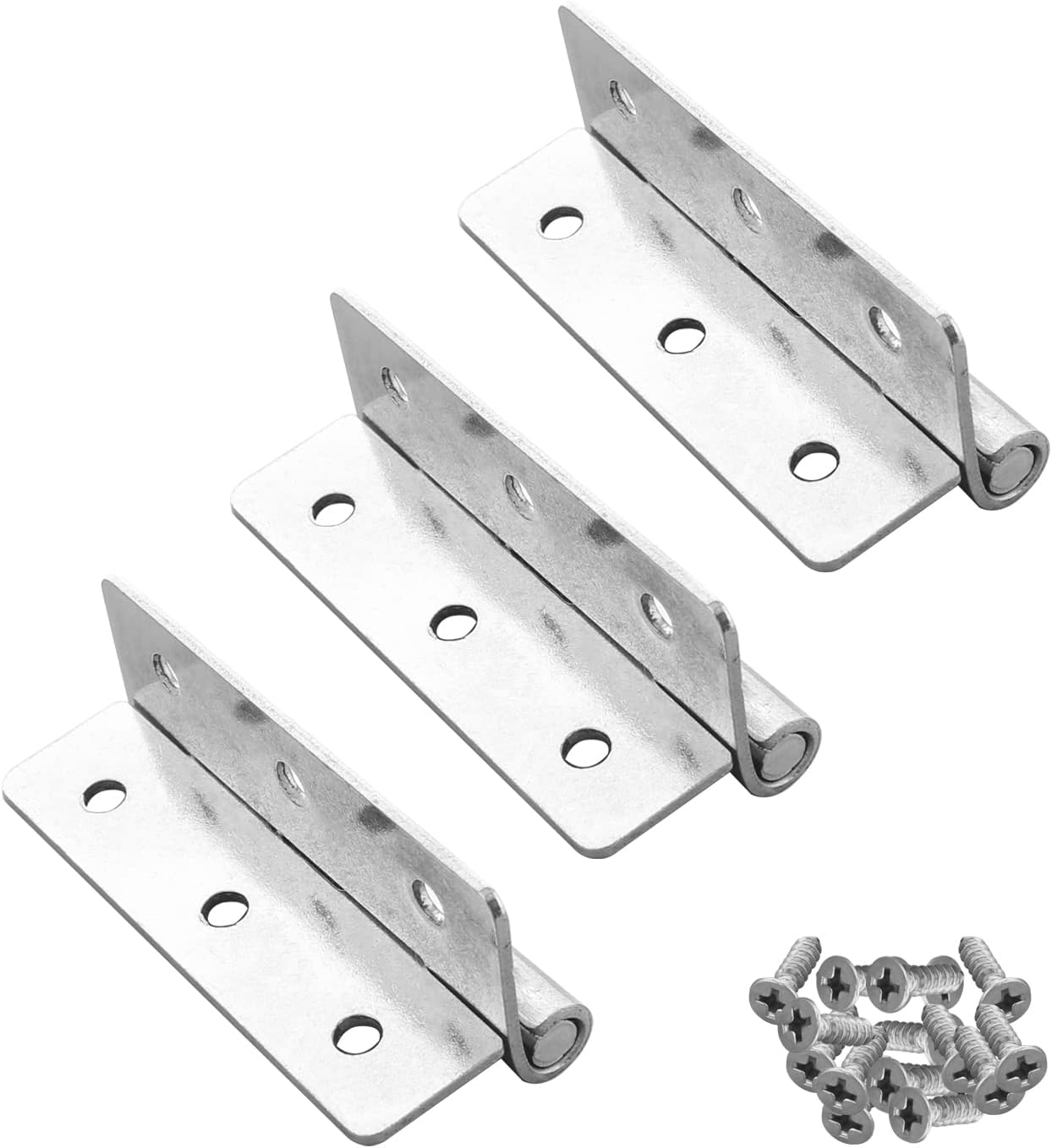 MroMax Self Closing Spring Hinge, 2.5Inches Spring Loaded Hinges 304