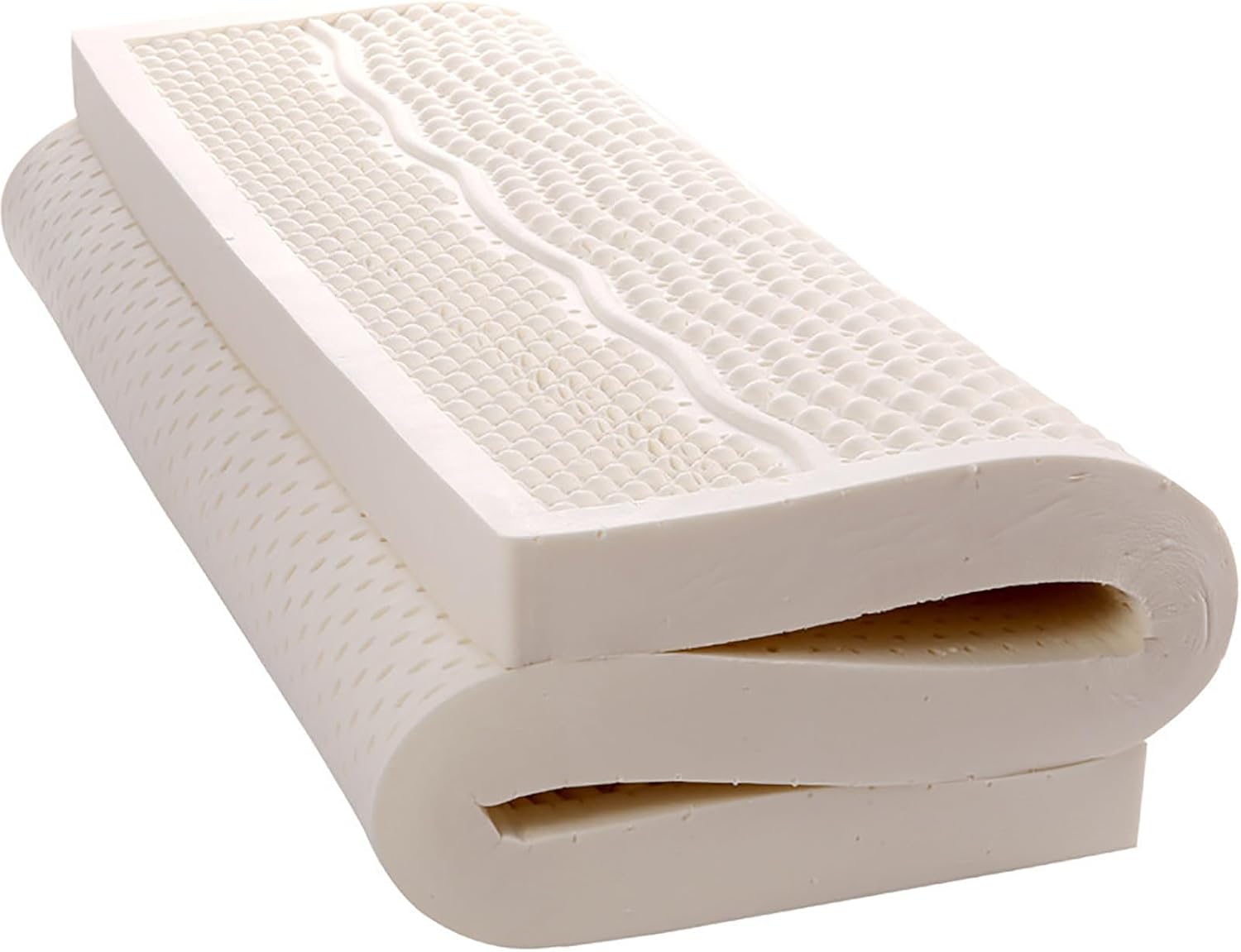 NAKEAH Latex Mattress Topper – Organic Latex Topper Made from 100% Organic Latex Foam – Durable, Cooling, and Breathable – Organic Latex Mattress Topper,2.5cm,180x200cm NAKEAH Latex Mattress Topper – Organic Latex Topper Made from 100% Organic Latex Foam – Durable, Cooling, and Breathable – Organic Latex Mattress Topper,2.5cm,180x200cm