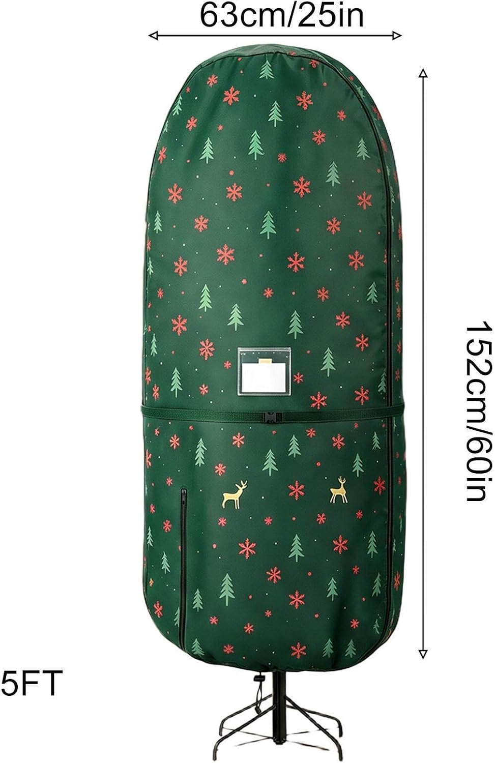 Christmas Tree Cover, Adjustable Dustproof Bag, Heavy Duty Upright Storage