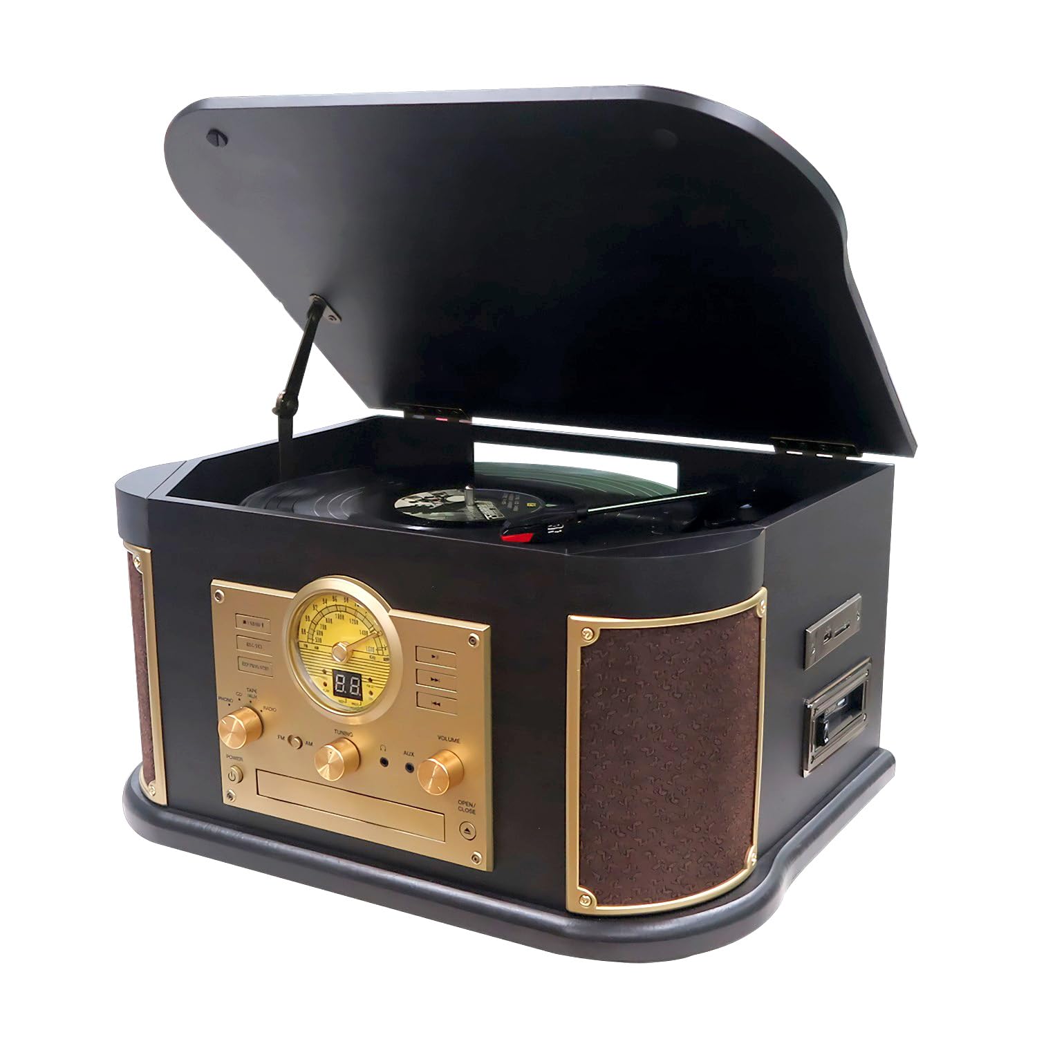 ミュージック reco Amazon.com: All in One Vintage 3 Speed Vinyl Record Player
