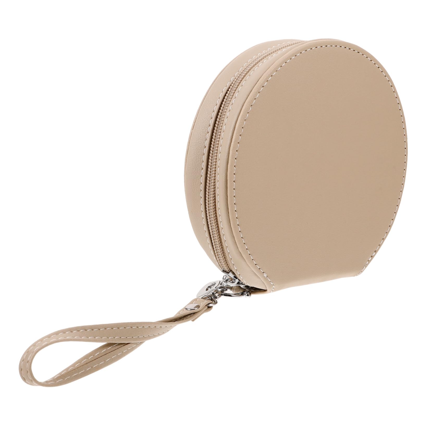 Estuche para 20 CD redondo y resistente de PU con cordón para coche 8