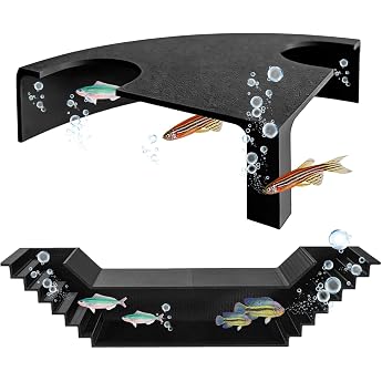 Pack of 2 Aquarium Underground Tunnels Fish and Shrimp Hiding Place