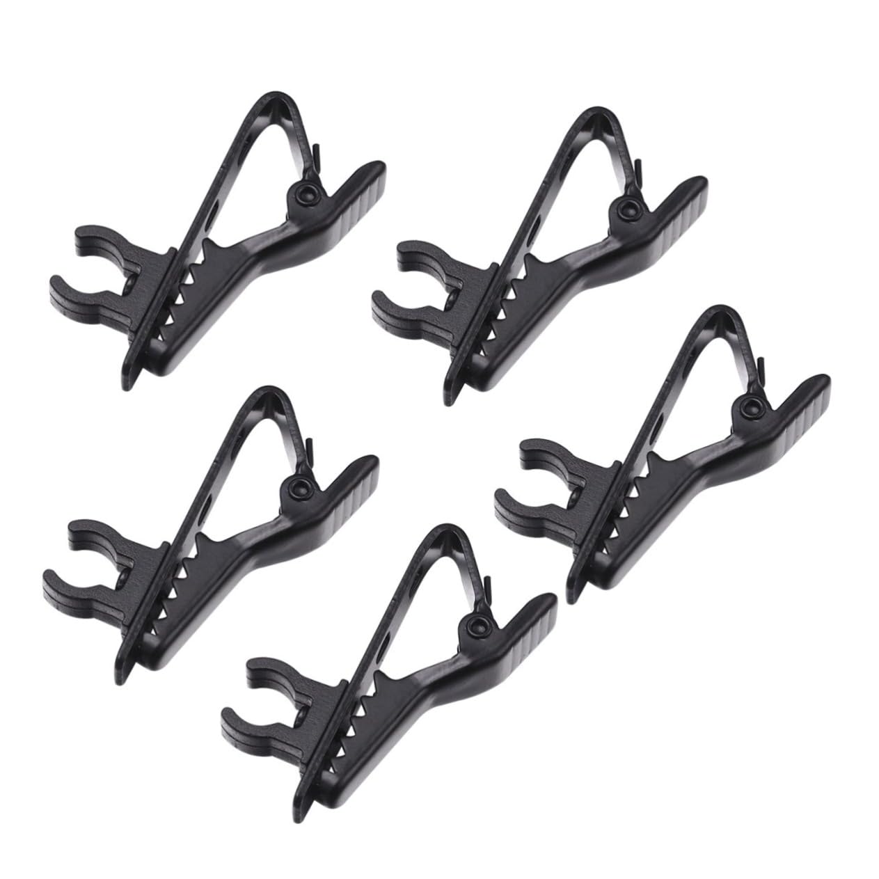 10pcs Mini Lapel Lavalier Microphone Clips Iron Clips for Easy Attachment to Shirts Collars and Pockets for Online Meetings Video Conferencing and Live Streaming