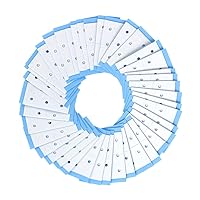 Vista 1 de 40 tiras de cinta adhesiva de doble cara para peluca, tupee, pieza de pelo