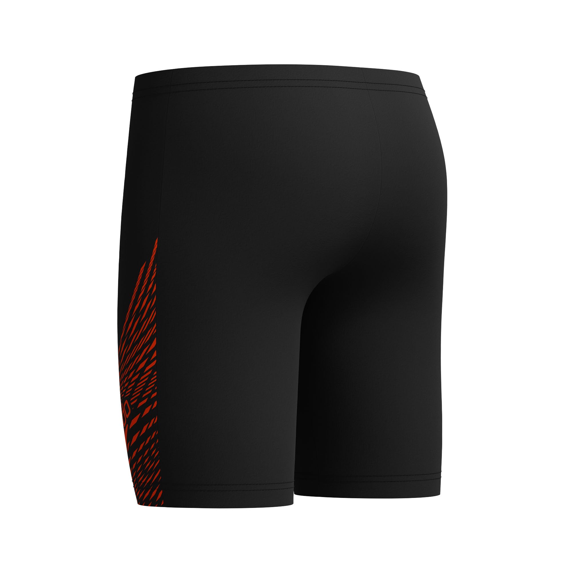 Speedo Chłopcy Medley Logo Jammer Kąpielówki Pływacy Czerwony Imbir