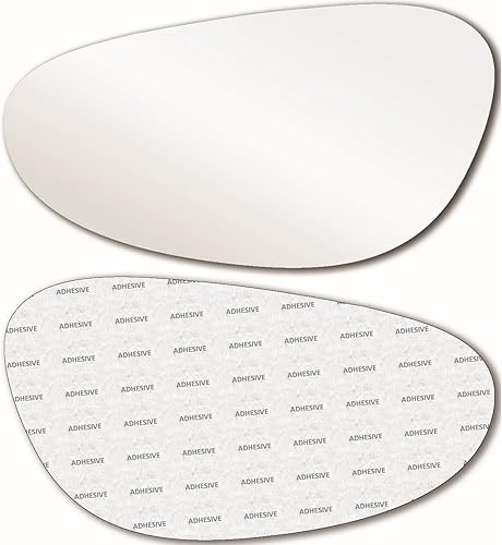 Nuevo reemplazo espejo plano vidrio con adhesivo de tamaño completo para Porsche 996 911 Boxster conductor vista lateral izquierda izquierda