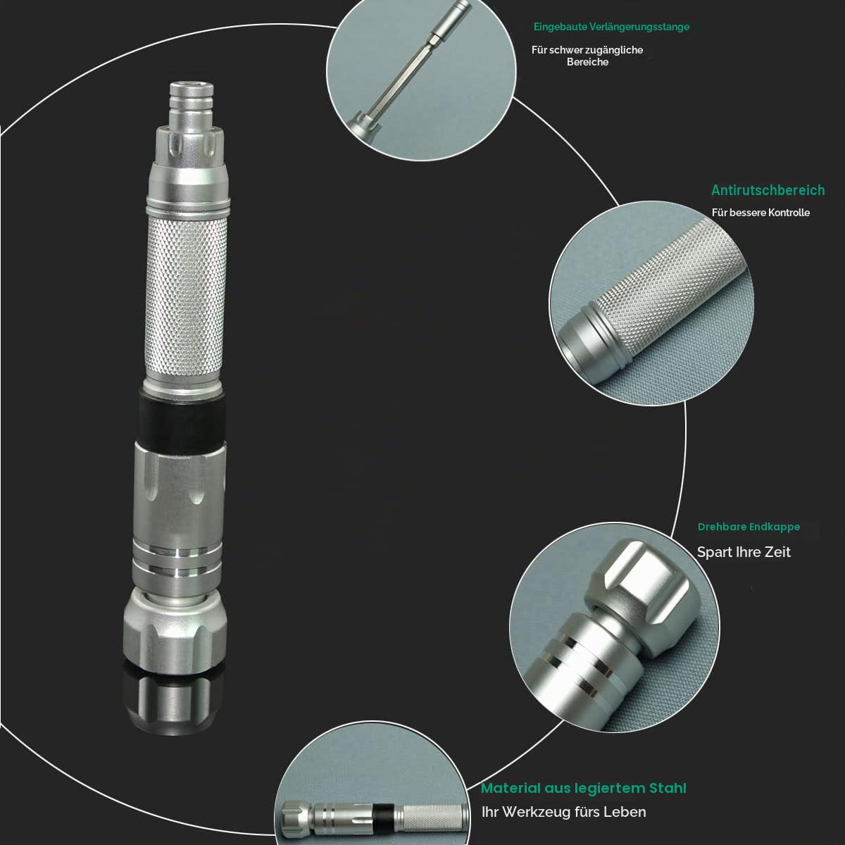 Precision Tools Präzisions-Schraubendreher-Set Reparatur-Set für Smartphone, Elektronik, Laptop und andere Geräte, 23-teilig