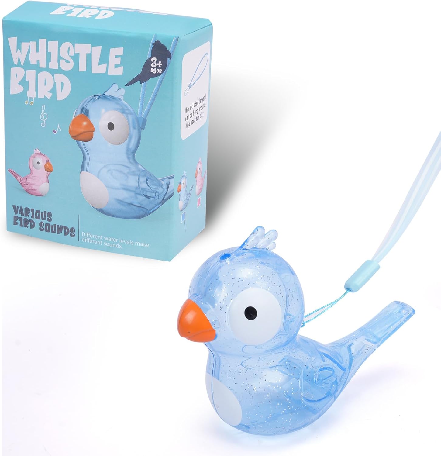 Bird Whistle for Kids - Realistic Bird Caller for Bird Watching, Training, Outdoor Fun - Easy-to-Use, Fun Gift for Boys and Girls (Blue)