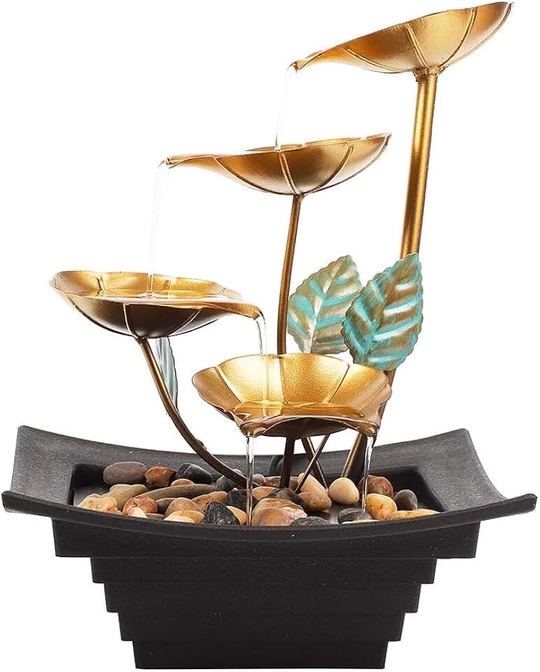 candle with water fountain