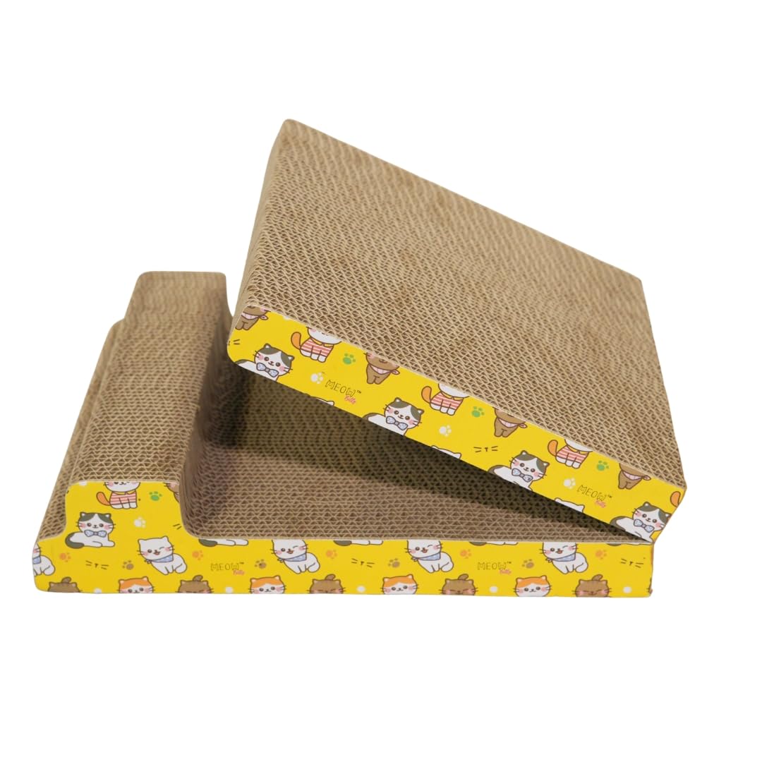 Unleash Cat Scratch Pad with Catnip | Recycled Paper Corrugated Scratch Pad for Cats and Kittens| Scratcher for Cats and Kittens (Scratcher Foldable) (B0DC5MYT4P) Amazon Price History, Amazon Price Tracker