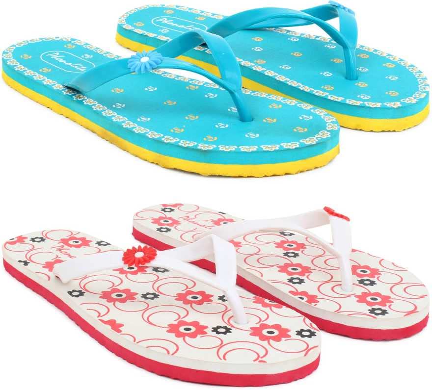 Phonolite Daily use printed flip flop Hawaii chappal slipper for women and girls pack of 2 (B0B8HF6MB6) Amazon Price History, Amazon Price Tracker
