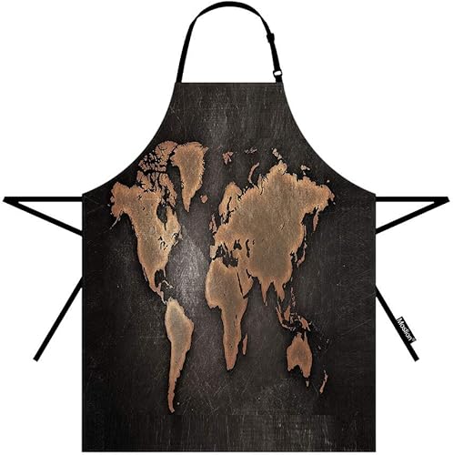 Moslion Paisley - Delantales de flores marroquíes de azulejos italianos florales para mujeres y hombres