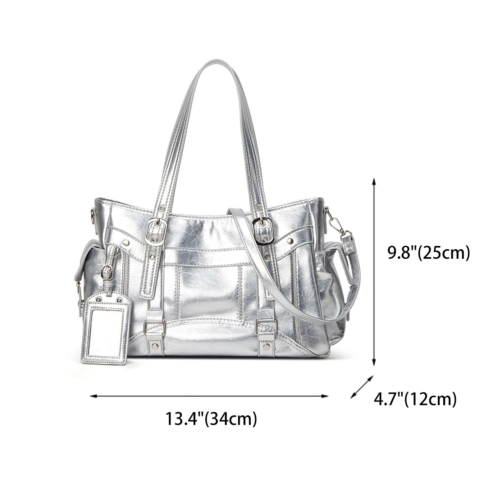 BUKESIYI Donna Borse a Mano Borsa a Tracoll Elegante Spalla Tote Firmate Marca 2026 PU Pelle IT77530