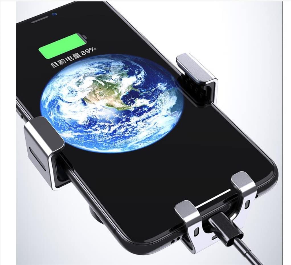 Samochodowy Uchwyt na Telefon Uchwyt samochodowy do telefonu Air Vent Clip Mount Mobile Stand Smartphone GPS Support Uchwyt na Telefon do Samochodu (Blue : Black)