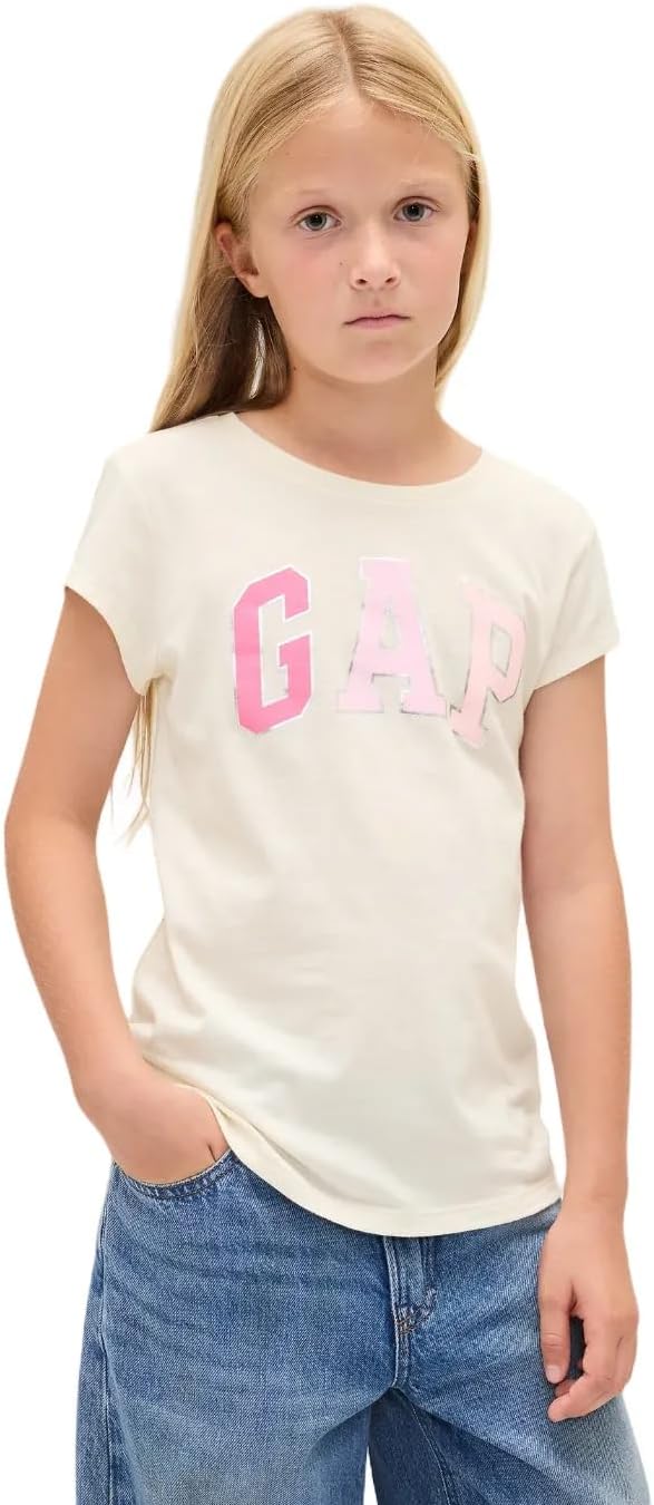 Gap Girls Short Sleeve Logo Tee T-Shirt